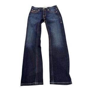 Ariat M7 Slim Fit Straight Leg Jeans Mens 29x32 Dark Wash Indigo Denim Pants